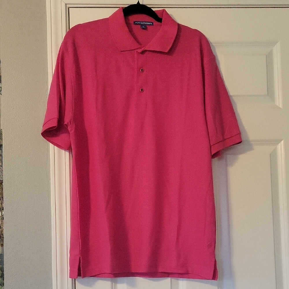 Port Authority Vibrant Pink Polo Shirt